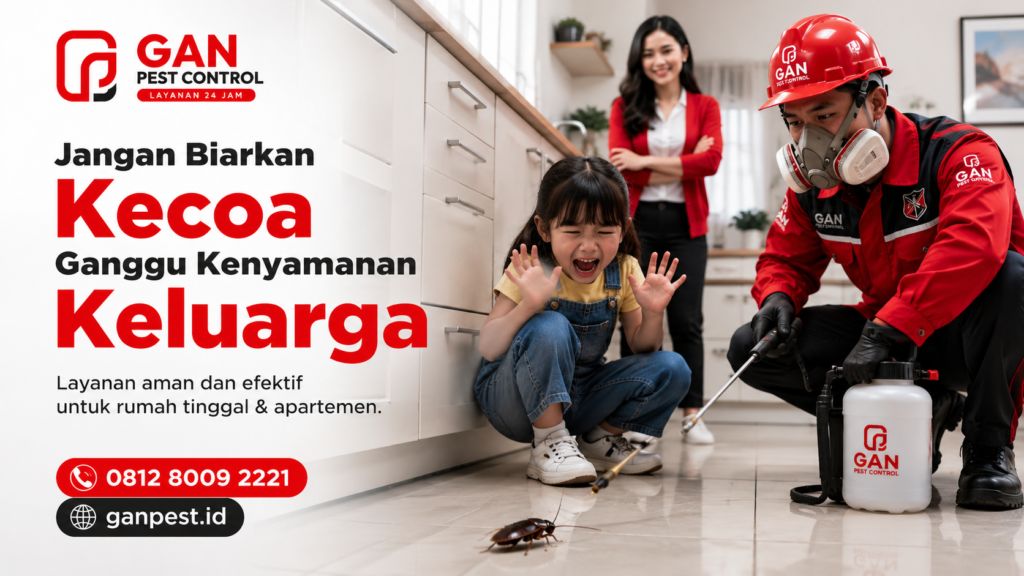 Jasa Pembasmi Kecoa di Mataram Lombok (NTB)