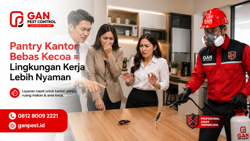 Jasa Pembasmi Kecoa di Lombok Barat untuk Resto & Perkantoran