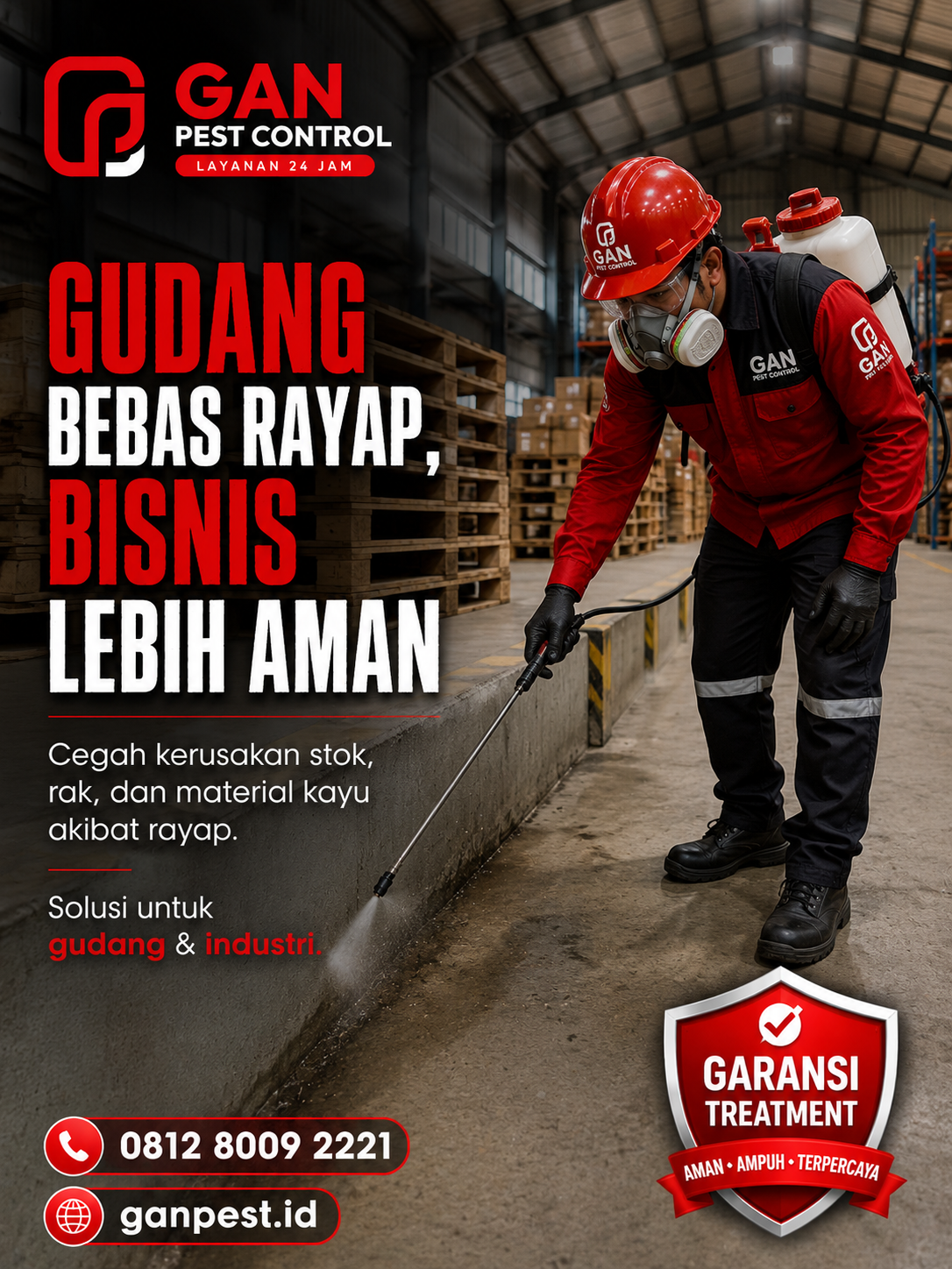 Jasa Anti Rayap di Mataram NTB Pra & Pasca Konstruksi