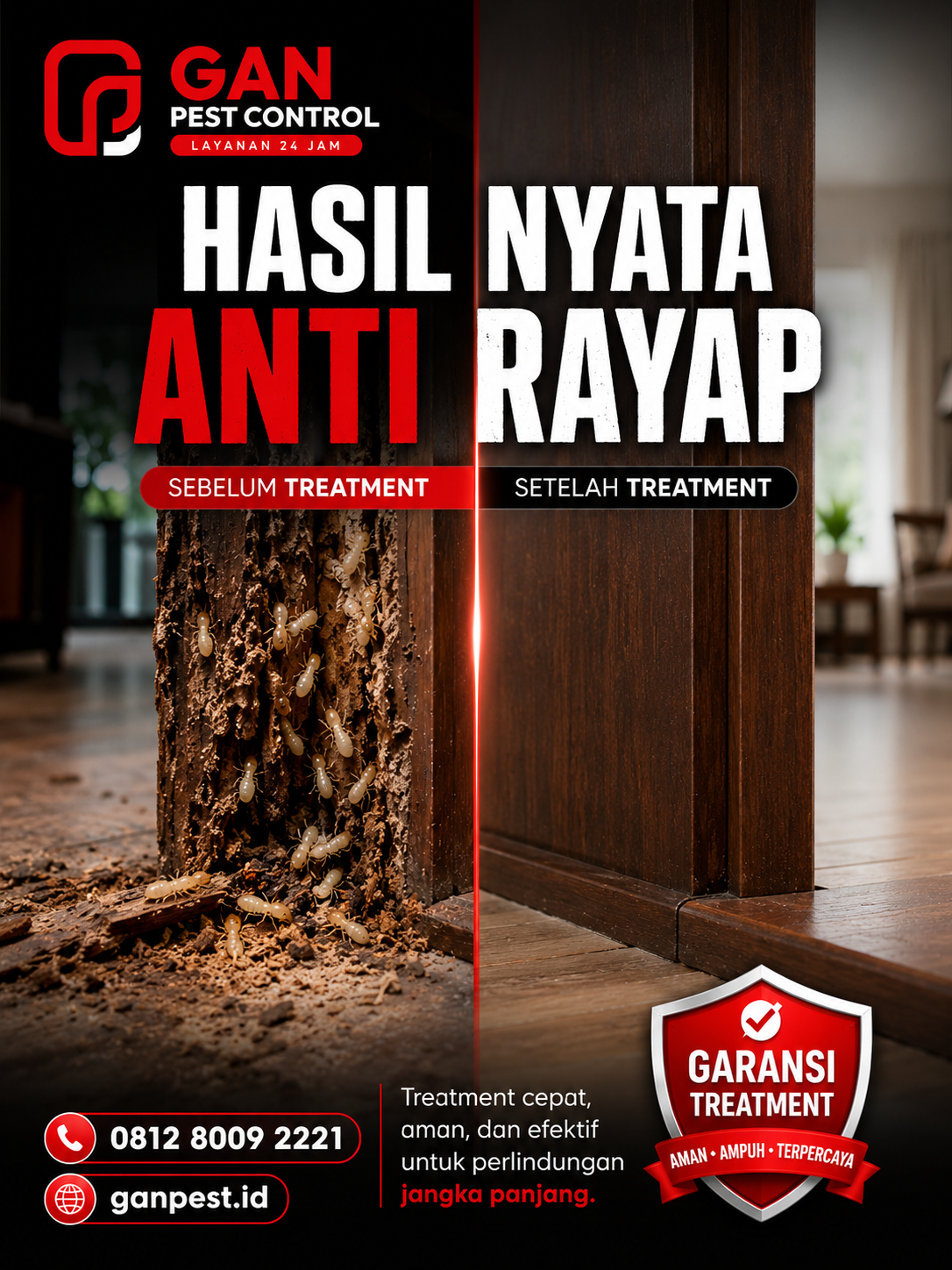 Jasa Basmi Rayap di Lombok Tengah Paling Banyak di Order