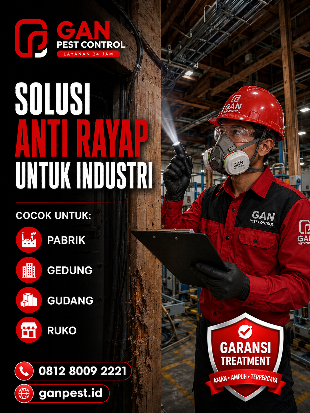 Jasa Anti Rayap di Lombok Mataram Untuk Rumah Hunian
