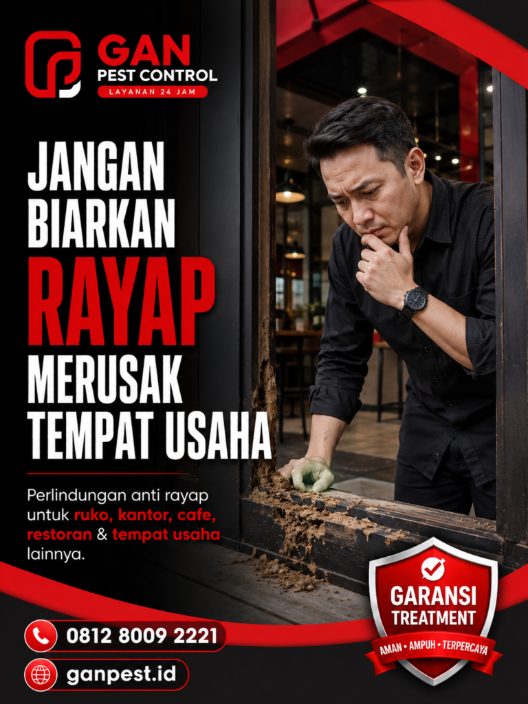 Jasa Pembasmi Rayap di Lombok Barat No.1 Bergaransi