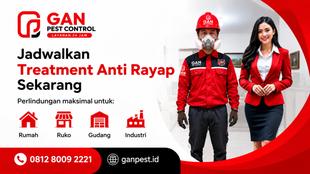 Jasa Pembasmi Rayap di Lombok Barat No.1 Bergaransi