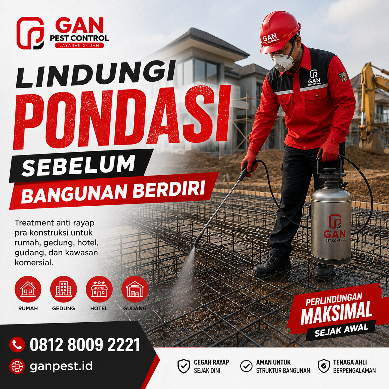 Jasa Anti Rayap di Bandung dengan Survey Gratis