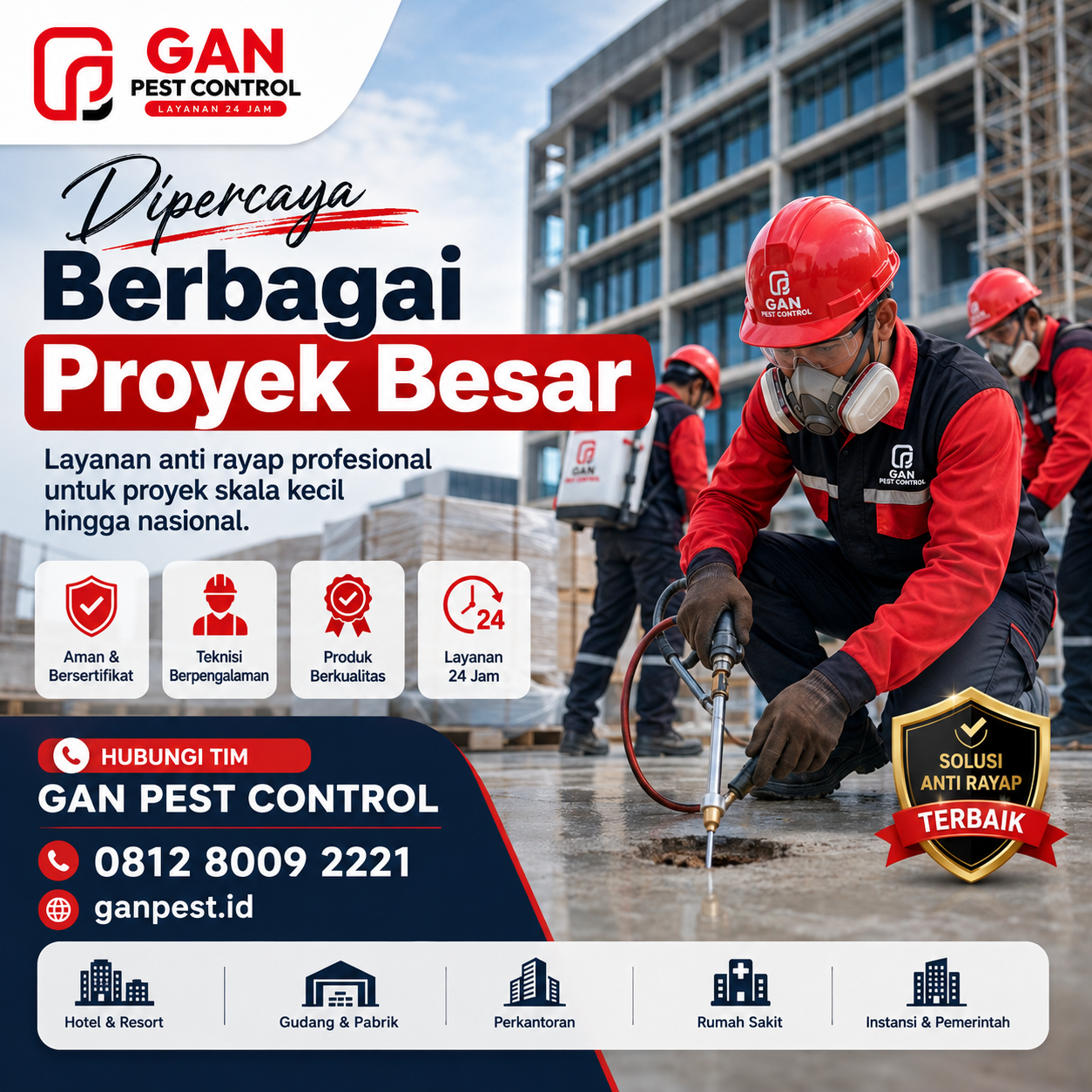 Jasa Anti Rayap di Cirebon Survey Gratis