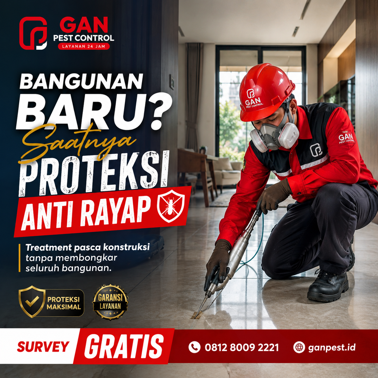 Jasa Pembasmi Rayap Gudang dan Pabrik Tangerang untuk Perlindungan Aset Industri