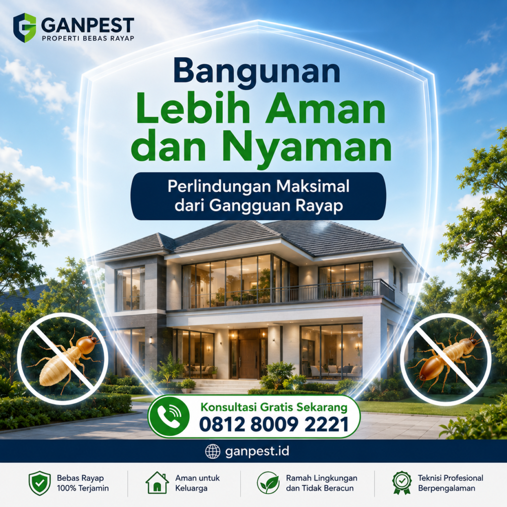 Jasa Anti Rayap Bandung: Perlindungan Properti Komprehensif dengan GAN Pest Control