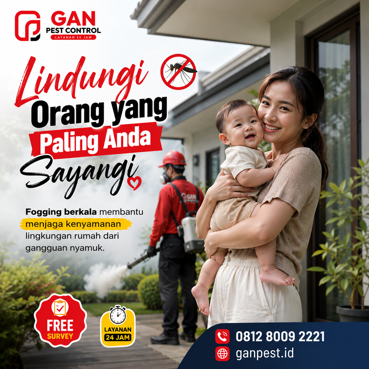 Berapa Lama Efek Fogging Nyamuk Bertahan di Tangerang: Panduan Lengkap dari GAN Pest Control