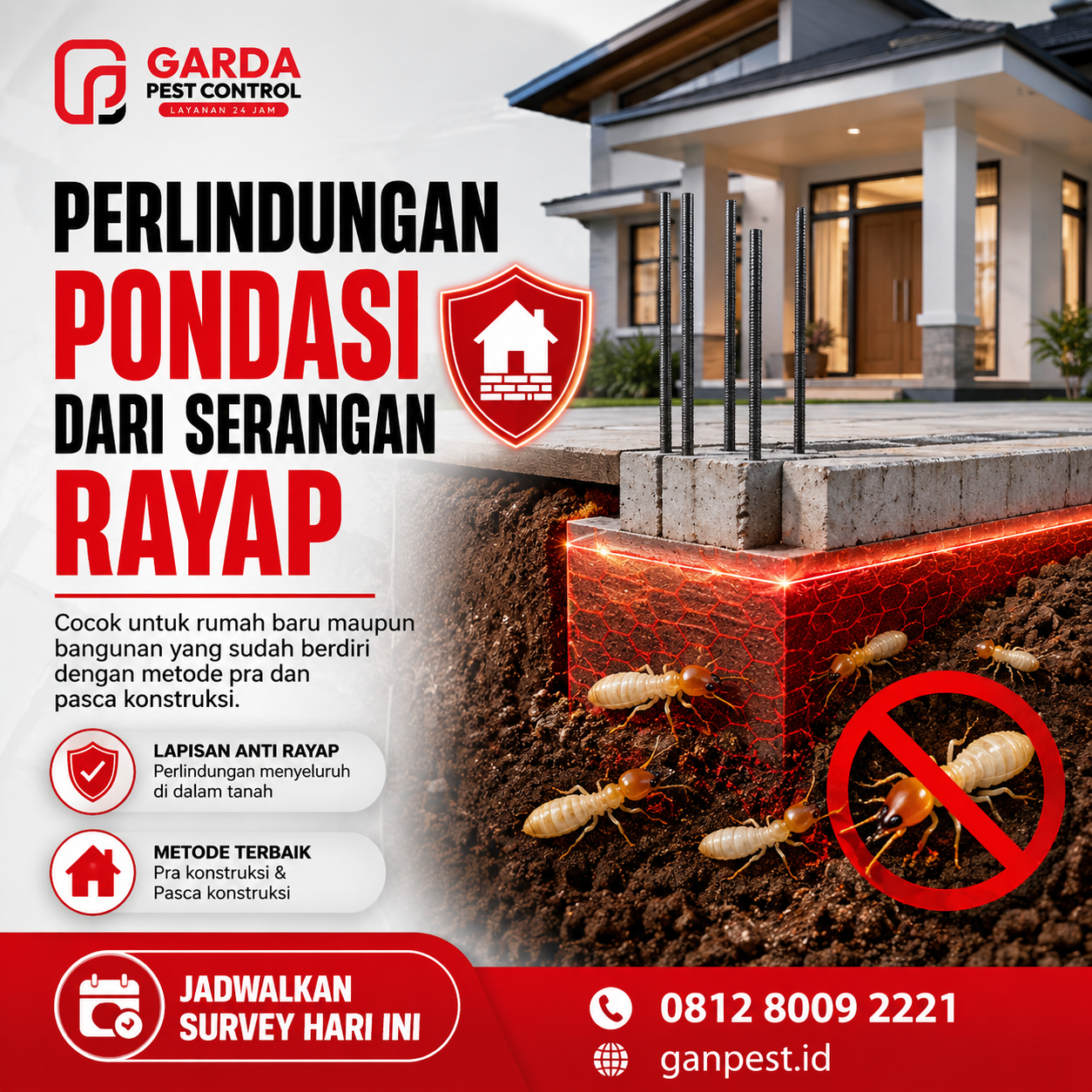 Jasa Anti Rayap Terbaik di Tangerang: Solusi Tuntas Melindungi Properti Anda dengan GAN Pest Control