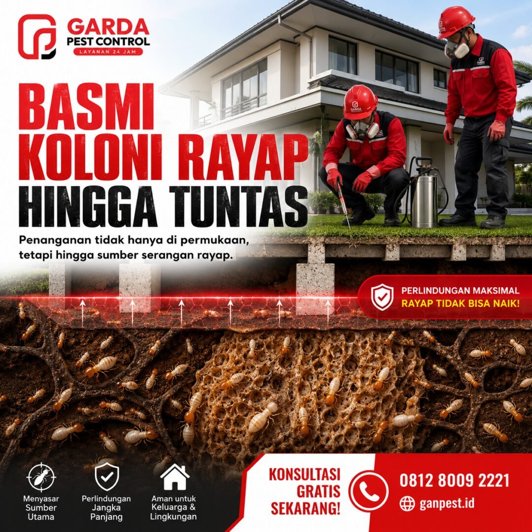 Jasa Anti Rayap Tangerang Bergaransi Resmi untuk Perlindungan Properti Anda