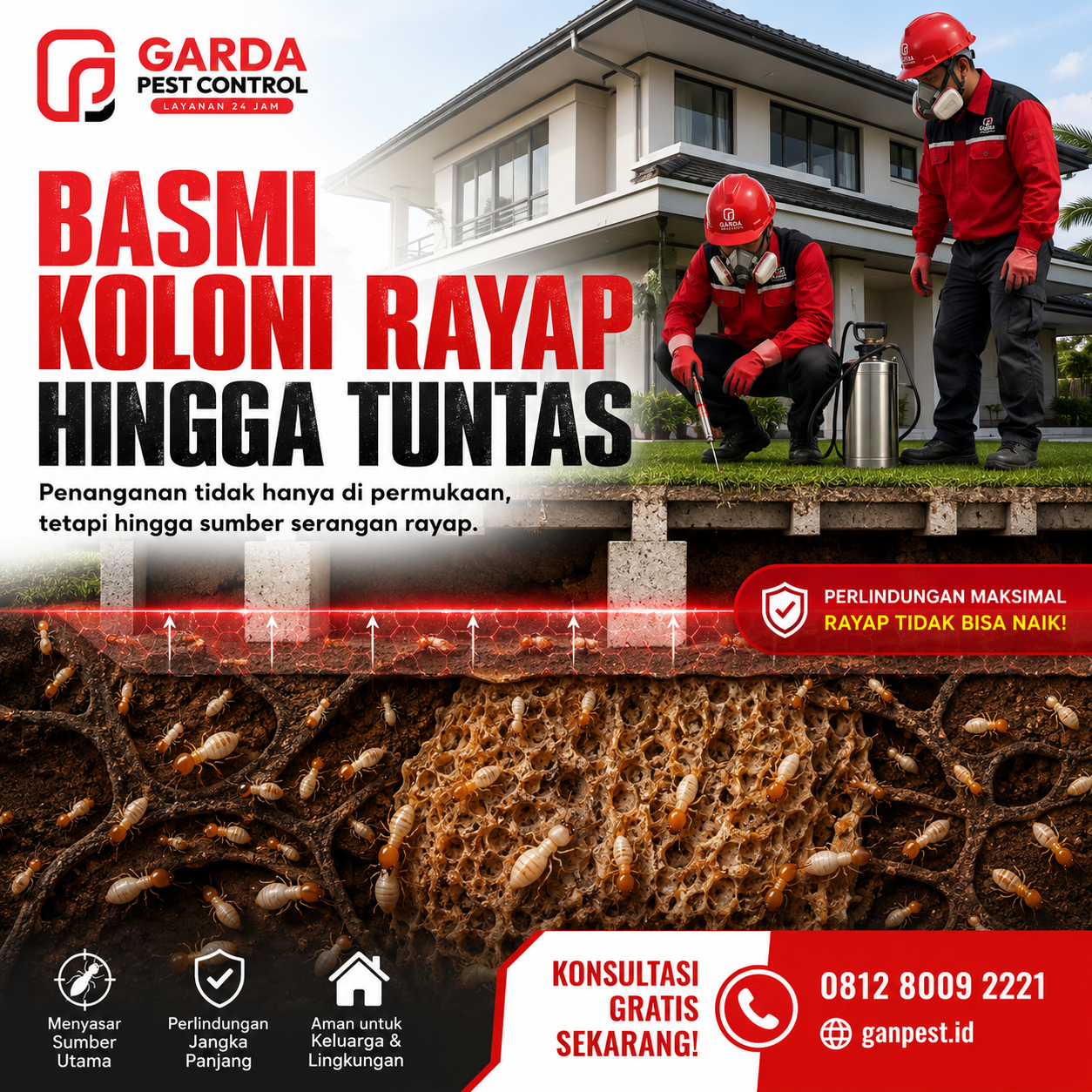 Jasa Anti Rayap Pra Konstruksi Tangerang: Perlindungan Bangunan Sejak Tahap Awal