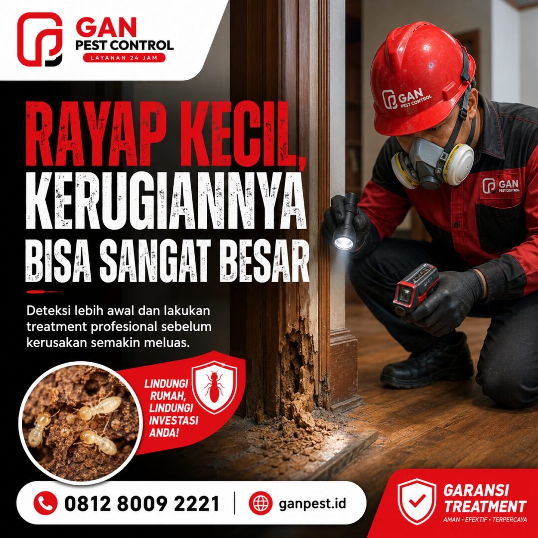 Jasa Injeksi Anti Rayap Pasca Konstruksi Tangerang untuk Proteksi Bangunan Jadi