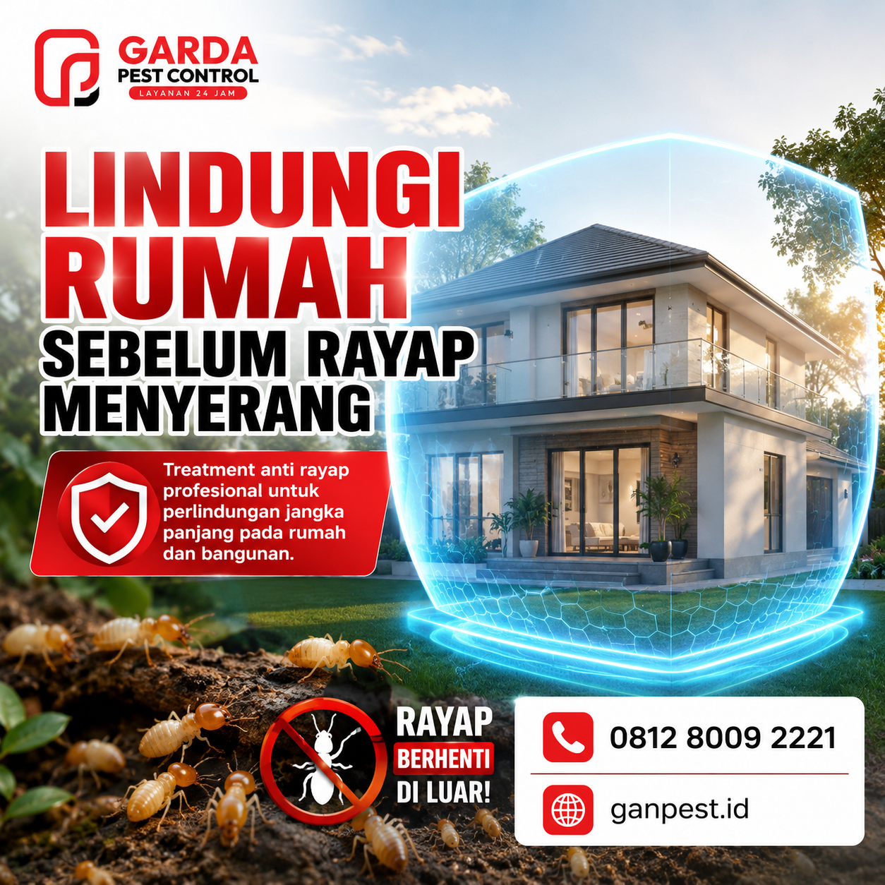 Spesialis Basmi Rayap di Tangerang Garansi Hingga 5 Tahun