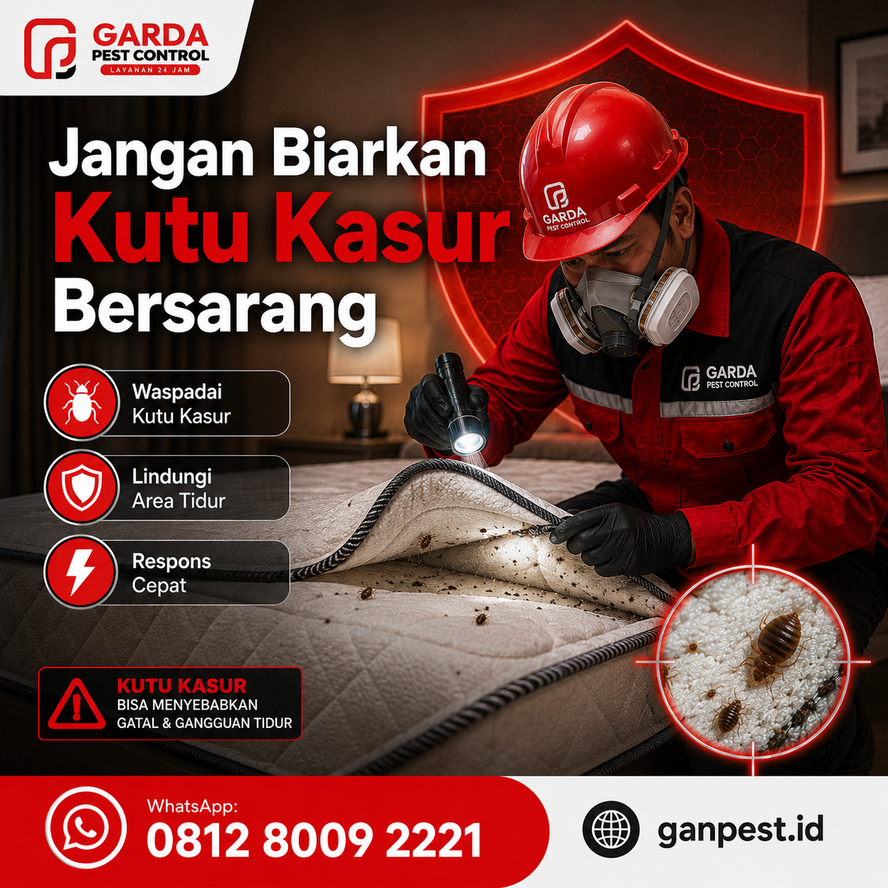 Berapa Harga Jasa Pembasmi Kutu Kasur Tangerang? Cek Rincian Biaya dan Penjelasannya