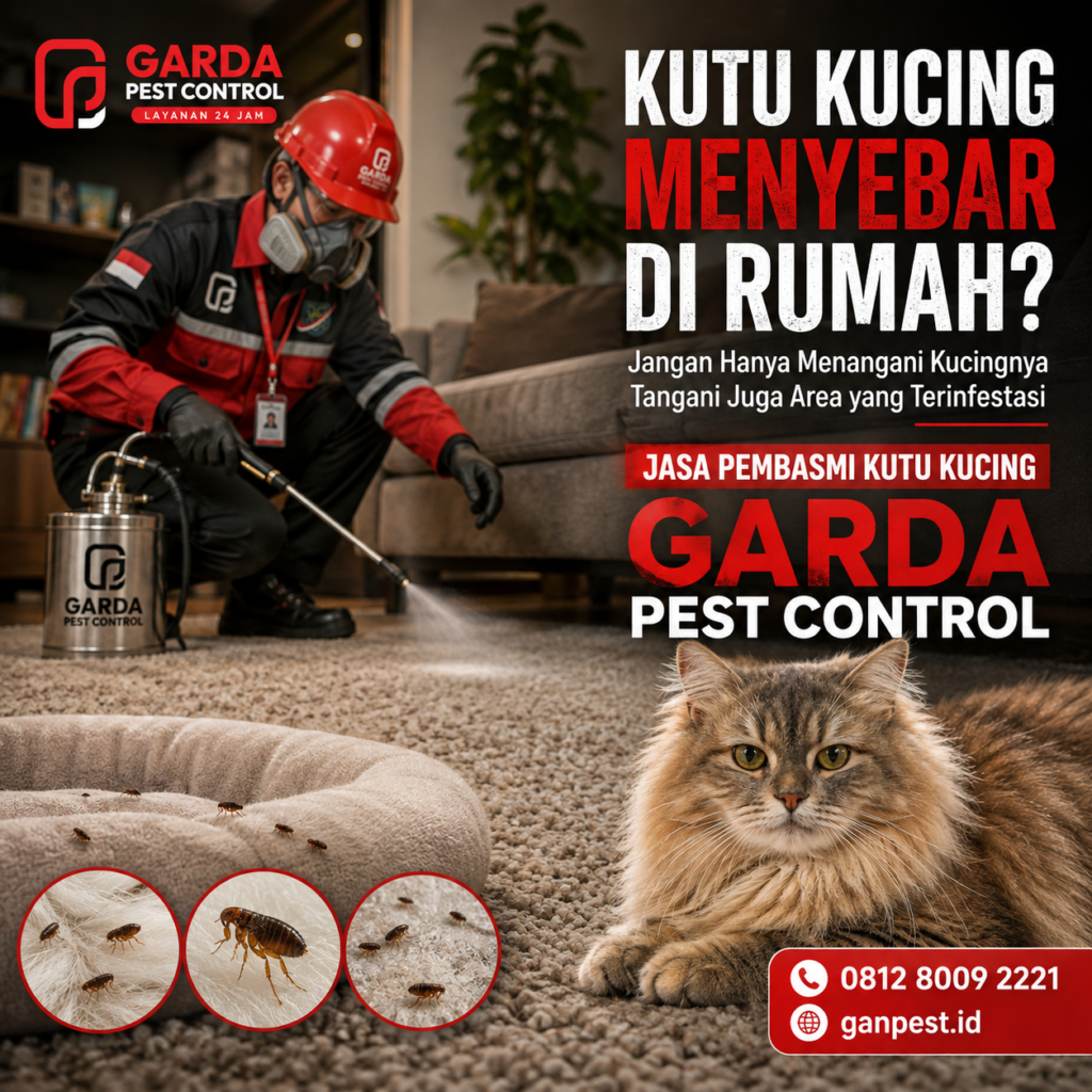 Jasa Pembasmi Kutu Kucing Tangerang