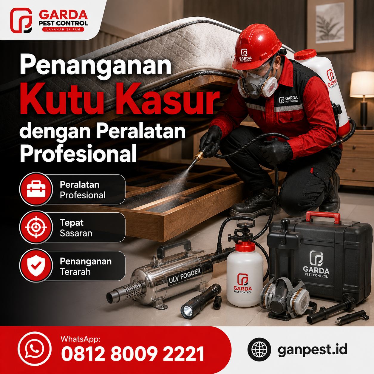 Berapa Harga Jasa Pembasmi Kutu Kasur Tangerang? Cek Rincian Biaya dan Penjelasannya