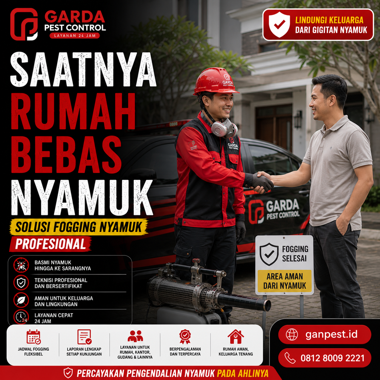 Jasa Fogging Nyamuk Perumahan dan Komplek Tangerang